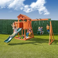 Sportspower Spring Ridge Wood Swing Set