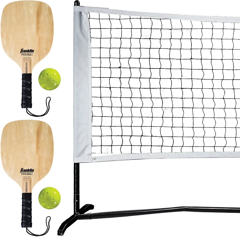 Franklin Half Court Pickleball Paddle and Ball Starter Set