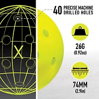 Franklin Half Court Pickleball Paddle and Ball Starter Set