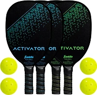 Franklin Activator 4 Player Wooden Pickleball Paddle and Ball Set