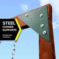 Sportspower Spring Ridge Wood Swing Set