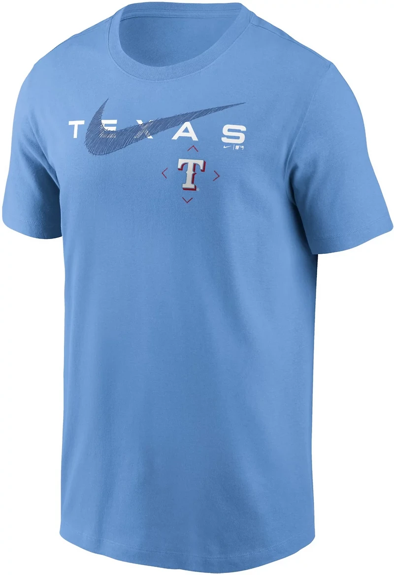 Nike Men's Texas Rangers Top Line Up Fashion T-shirt