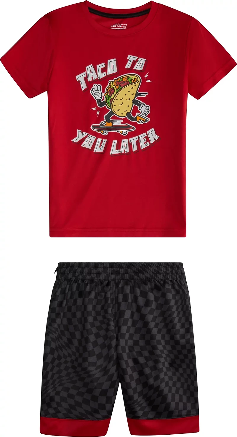 BCG Boys' 4-7 Taco T-shirt and Shorts Set