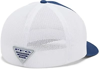 Columbia Sportswear Men's PFG Leather Fish Flag Mesh Ball Cap
