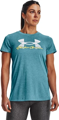 Under Armour Women's Tech Twist Script Graphic T-shirt