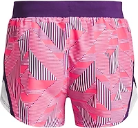 Under Armour Girls’ Fly-By Printed Shorts 3 in