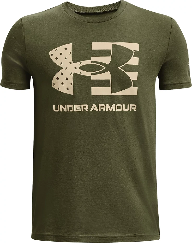 Under Armour Boys' Freedom Flag Short Sleeve T-Shirt