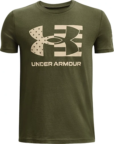 Under Armour Boys' Freedom Flag Short Sleeve T-Shirt