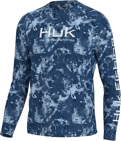 Huk Men's Pursuit Fin Flats Long Sleeve Graphic T-shirt