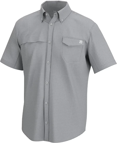 Huk Men's Tide Point Break Minicheck Button Down Shirt