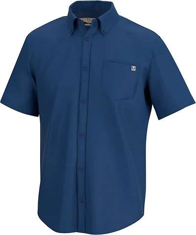 Huk Men's Kona Cross Dye Button Down Shirt