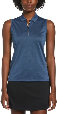 Callaway Women's 1/4-Zip Heather Golf Tank Top