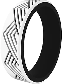 QALO Women's Mountain Strata Ring
