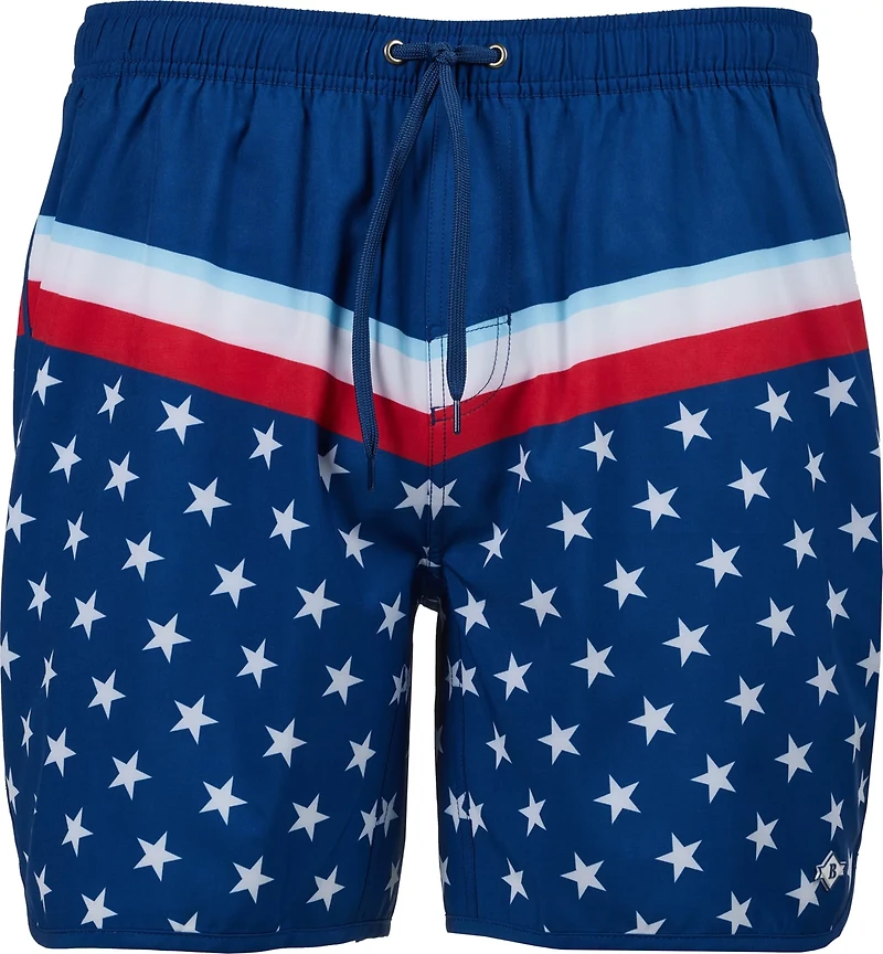 BURLEBO Men's Swim Trunks 6.25