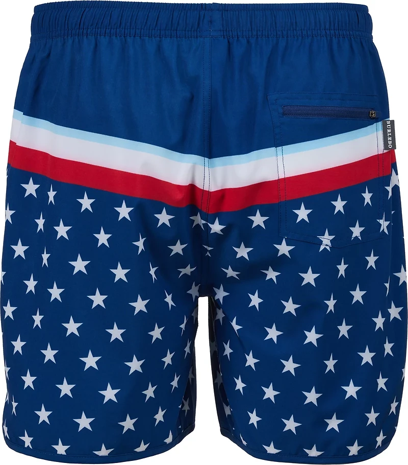BURLEBO Men's Swim Trunks 6.25