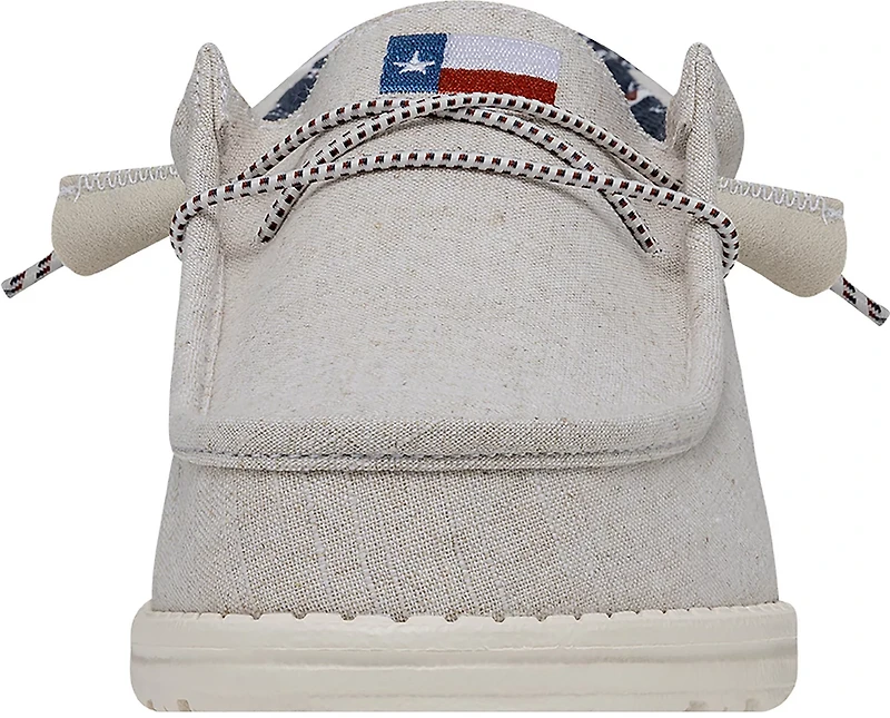HEYDUDE Men's Wally Texas Canvas Slip-On Shoes