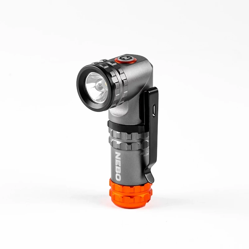 NEBO Franklin Swivel 600 Lumen Right Angle Rechargeable Flashlight
