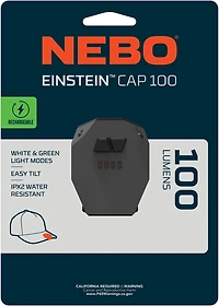 NEBO Einstein 100 Lumen Cap Rechargeable Headlamp