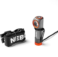 NEBO Einstein 600 Lumen Cap Rechargeable Headlamp and Pocket Light
