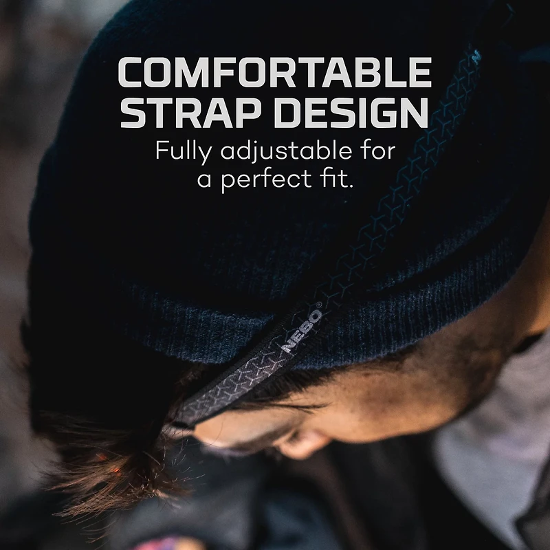 NEBO Einstein 1000 LM Flex Rechargeable Headlamp