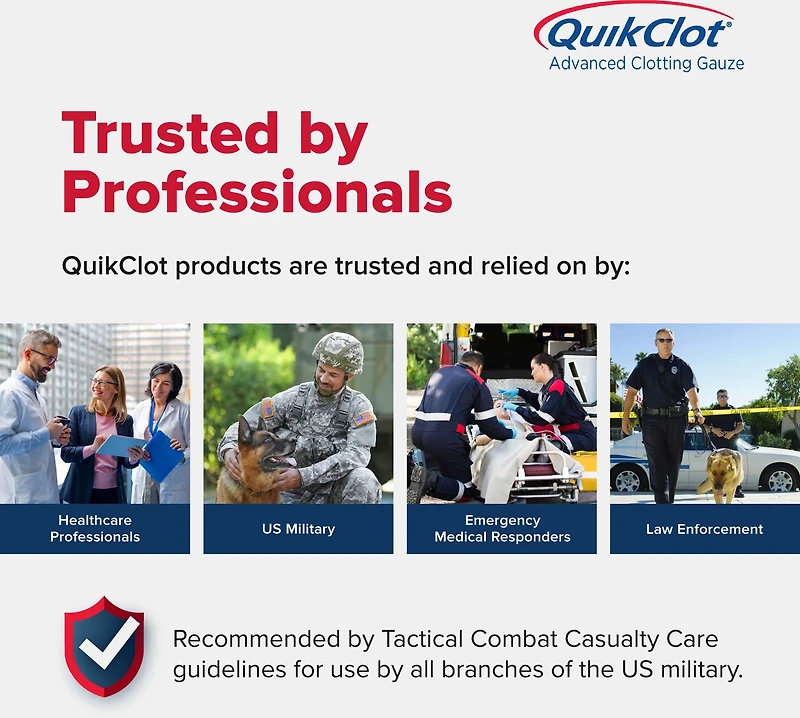 QuikClot 3 x 48 in Gauze 2-Pack