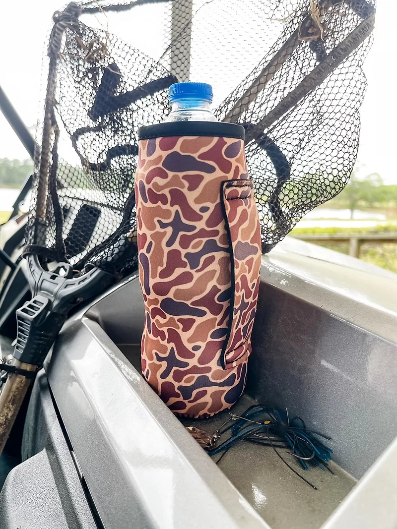 Lit Handlers Camo Water Bottle Handler
