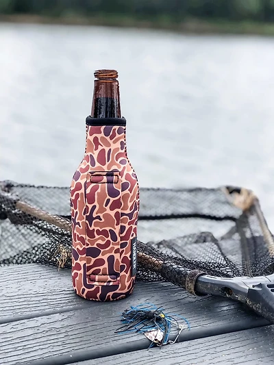 Lit Handlers Camo 12 oz Bottleneck Handler