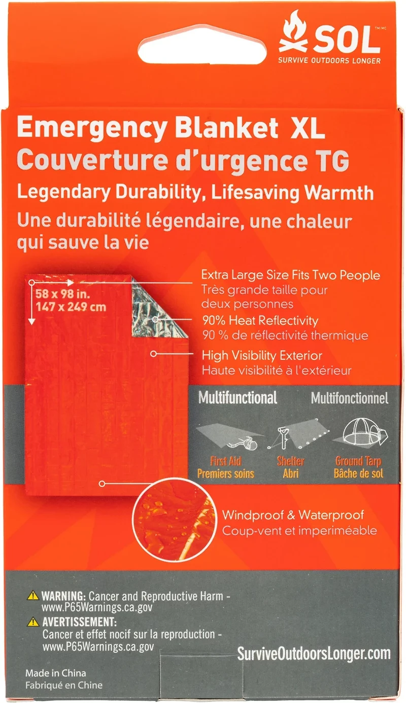 SOL Emergency Blanket XL