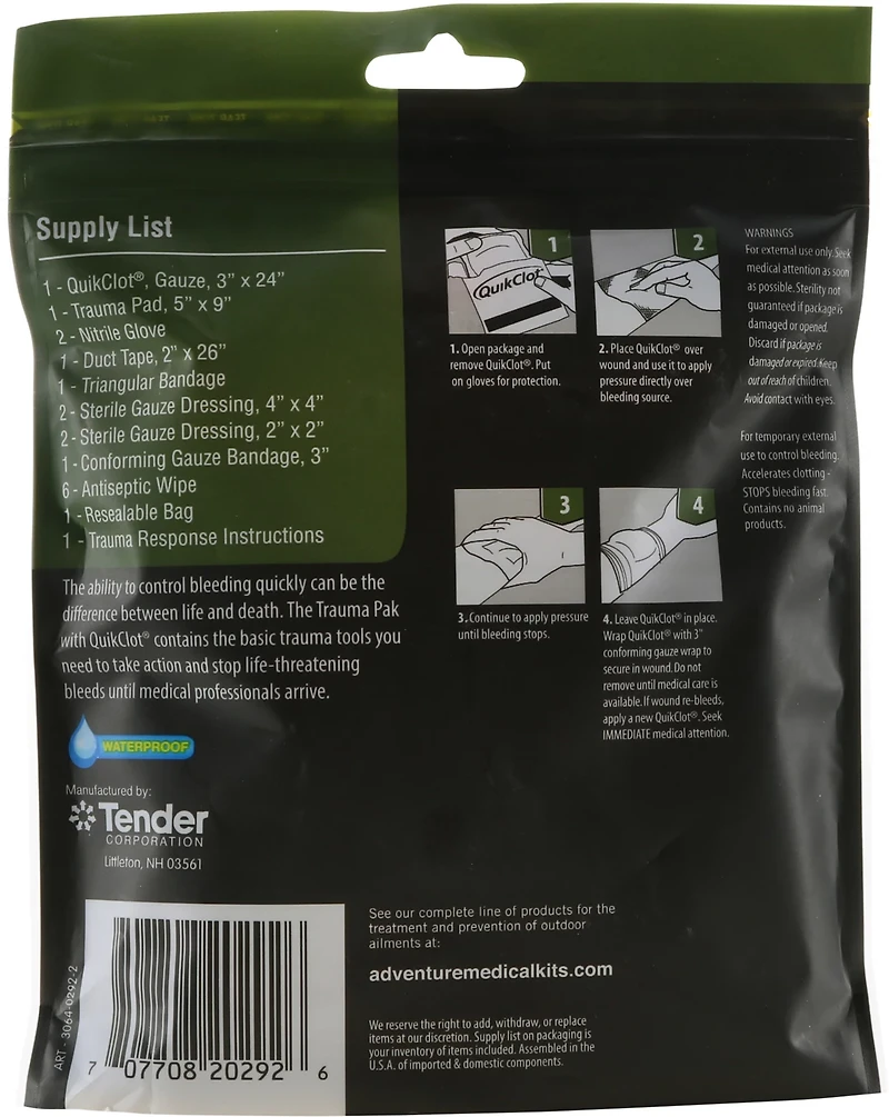 Adventure Medical Kits Trauma Pak with QuickClot