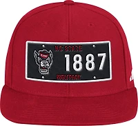 Adidas North Carolina State University Flat Brim Snapback Cap