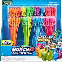 ZURU Bunch O Balloons Tropical Party 265+ Water Balloons 8-Pack