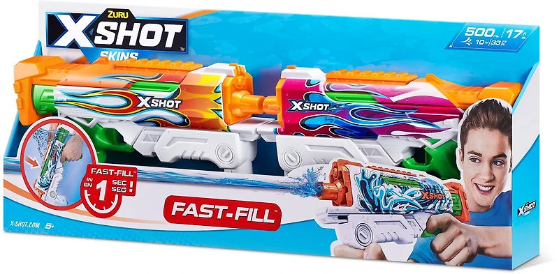 ZURU X-Shot Fast-Fill Hyperload Water Blaster 2-Pack