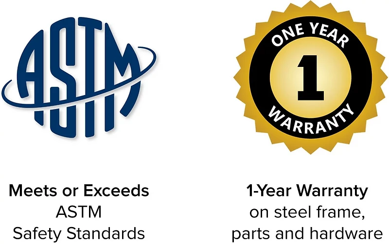 Sportspower Mountain View Metal Slide, Swing and Trampoline Set