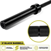 PRCTZ 6 ft Olympic Barbell