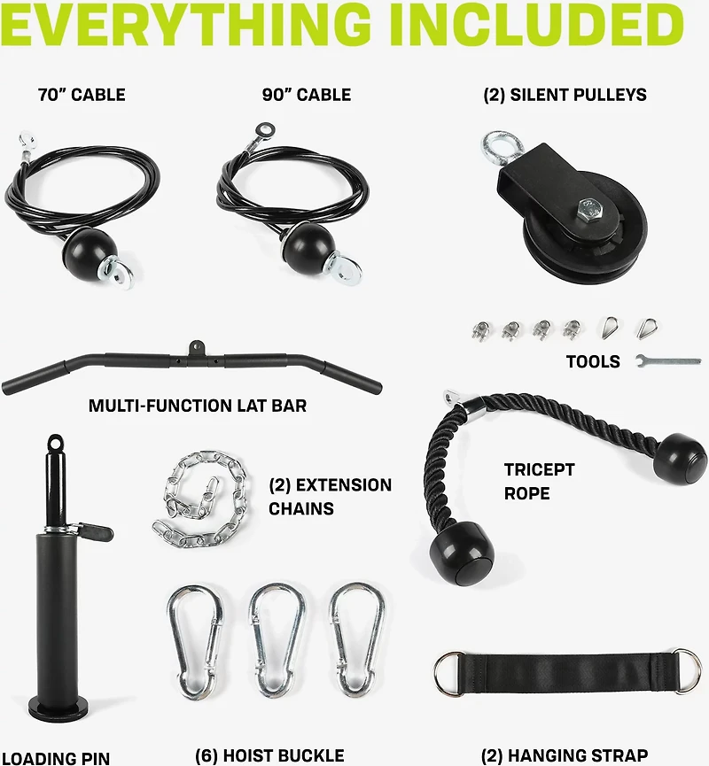 PRCTZ Weight Pulley Cable Home Gym System