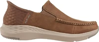 SKECHERS Men's Parson Oswin Moc-Toe Leather Slip-In Shoes