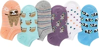 BCG Youth Sloth No-Show Socks 6-Pack