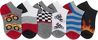 BCG Youth Monster Cars No-Show Socks 6-Pack