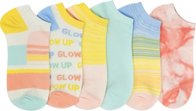 BCG Glow Up No-Show Socks 6-Pack
