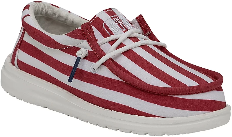 HEYDUDE Kids' Wendy American Flag Slip-On Shoes