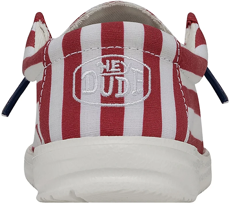 HEYDUDE Kids' Wendy American Flag Slip-On Shoes