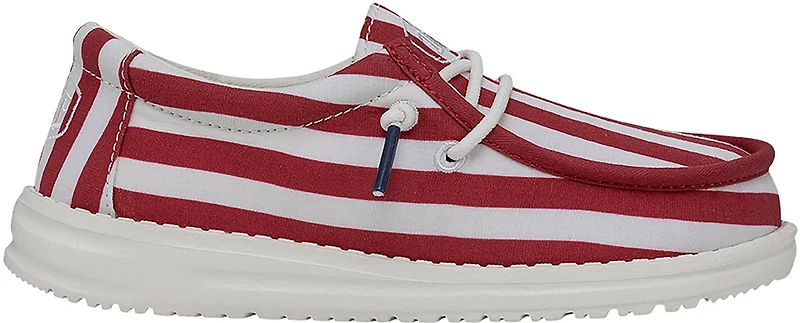 HEYDUDE Kids' Wendy American Flag Slip-On Shoes