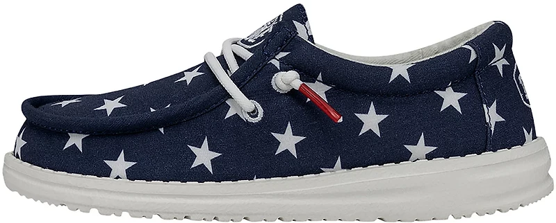 HEYDUDE Kids' Wendy American Flag Slip-On Shoes