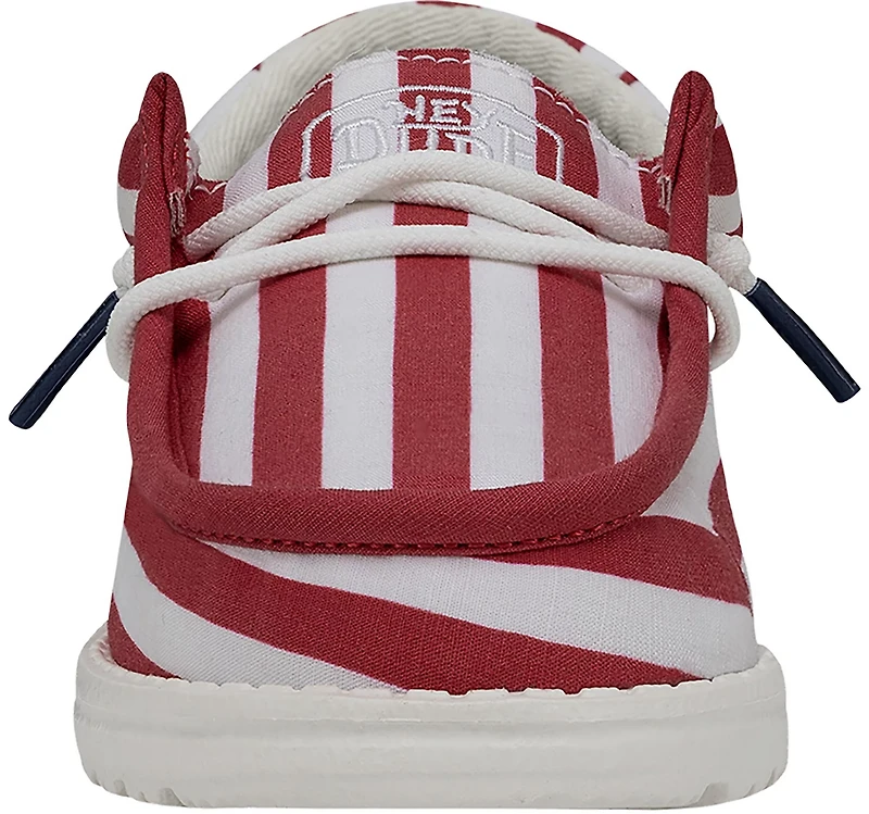 HEYDUDE Kids' Wendy American Flag Slip-On Shoes