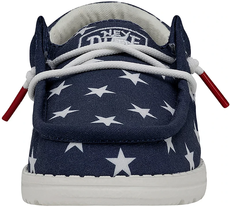 HEYDUDE Kids' Wendy American Flag Slip-On Shoes