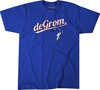 Breaking T Men's Texas Rangers deGrom Script T-shirt