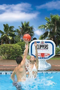Poolmaster® Los Angeles Clippers Competition Style Poolside Basketball Game