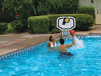Poolmaster® Indiana Pacers Pro Rebounder Style Poolside Basketball Game