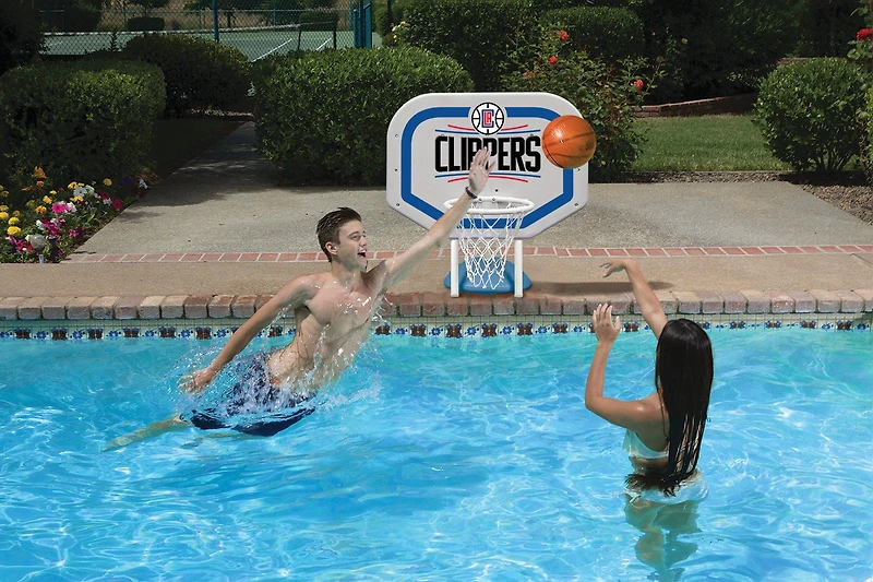 Poolmaster® Los Angeles Clippers Pro Rebounder Style Poolside Basketball Game
