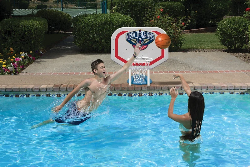 Poolmaster® New Orleans Pelicans Pro Rebounder Style Poolside Basketball Game